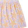 KIDS STELLA MCCARTNEY Jersey Dress Starfish Print Dress - Purple - Thumbnail 4