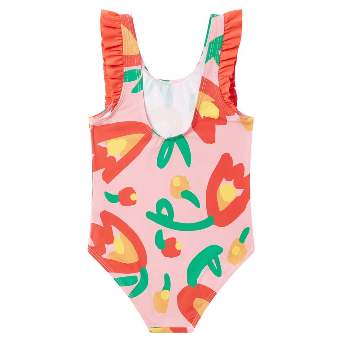 KIDS STELLA MCCARTNEY Tulips Print Swimsuit - Pink - Image 2 of 4