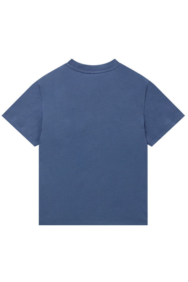 KIDS STELLA MCCARTNEY Whale Pocket Print Tee - Navy Blue