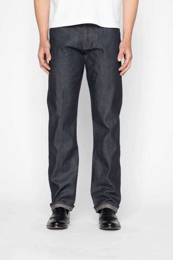 Naked & Famous True Guy Hemp Blend Selvedge Jeans - Indigo