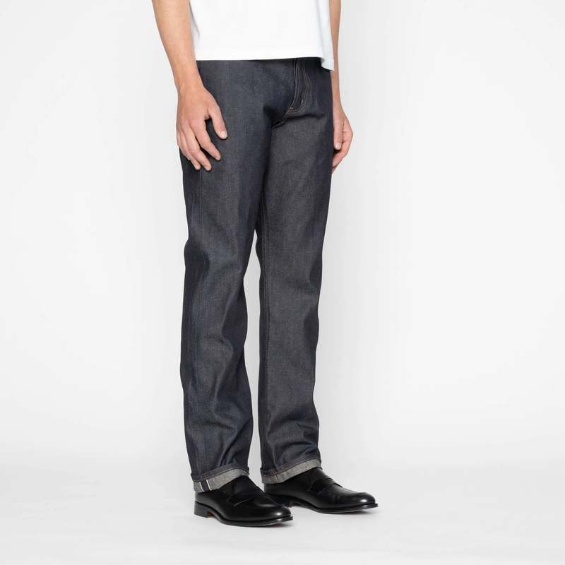 Naked & Famous True Guy Hemp Blend Selvedge Jeans - Indigo