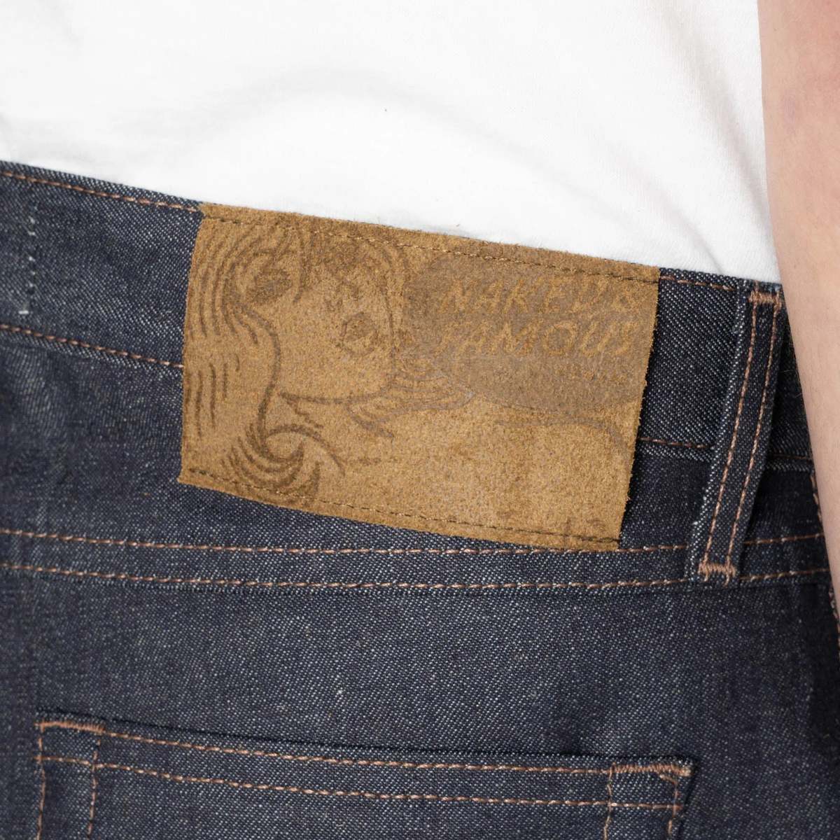 Naked & Famous True Guy Hemp Blend Selvedge Jeans - Indigo - Image 6 of 8