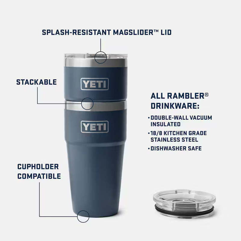 Yeti Rambler 20oz Stackable Cup Water Bottle - Ridgeline
