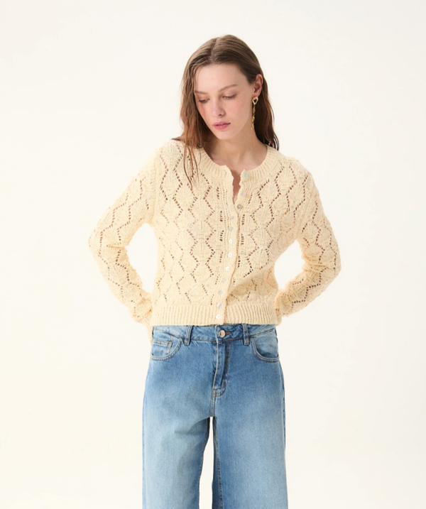 Deluc Cerdena Cardigan - Ecru Deluc Cerdena Cardigan - Ecru