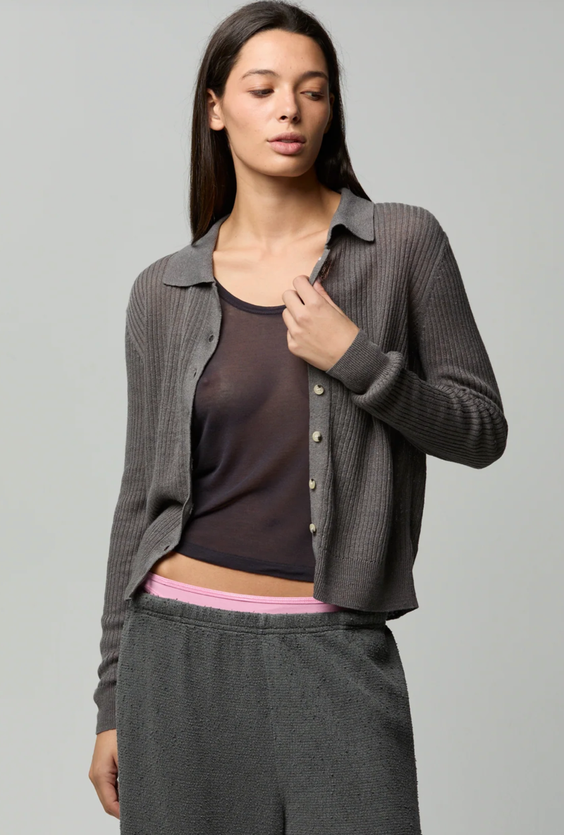 Asher Eloise Cardigan - Iron