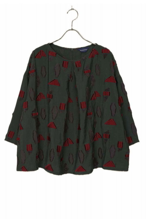 M.& Kyoko Fuga Fuga Woven Pullover