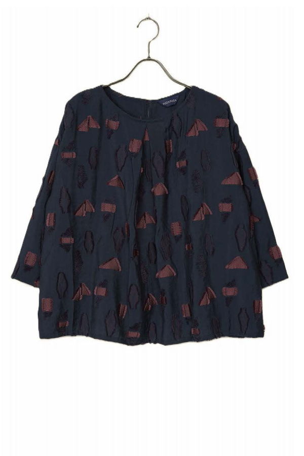 M.& Kyoko Fuga Fuga Woven Pullover