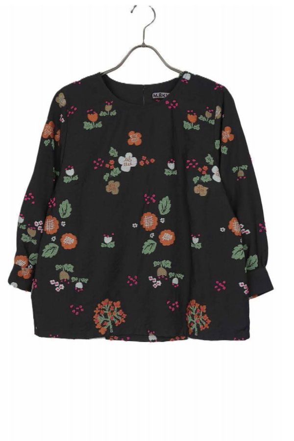 M.& Kyoko Woven Pullover