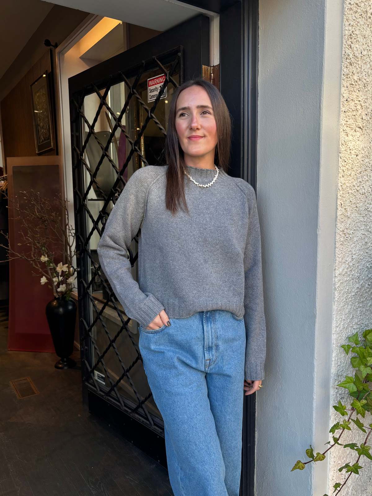 MJ Watson Cashmere Short Knit Sweater - Image 1 of 3