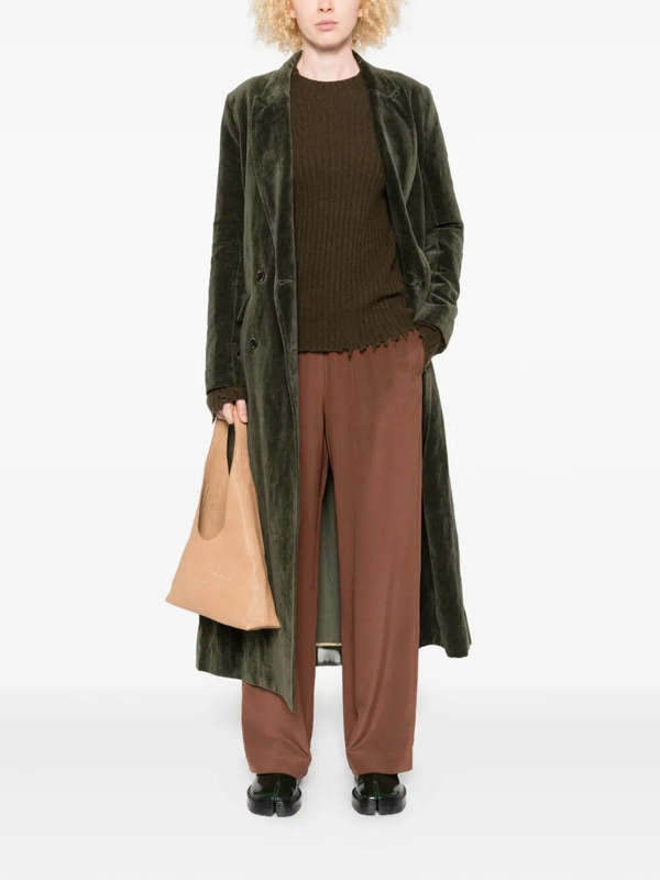 Uma Wang Velvet Camelot Coat