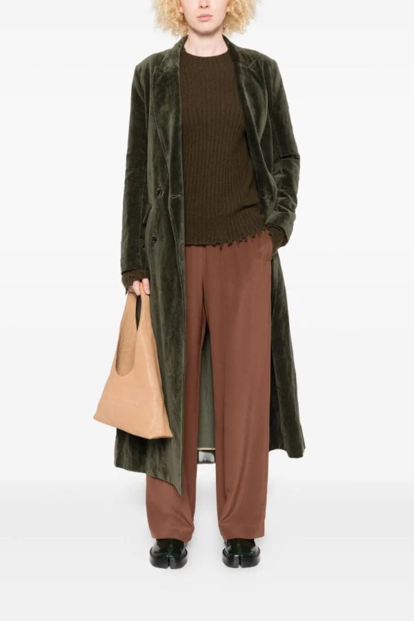 Uma Wang Velvet Camelot Coat