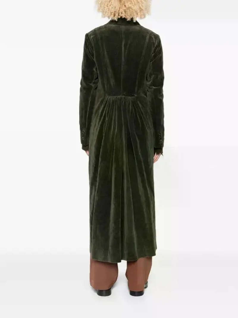 Uma Wang Velvet Camelot Coat