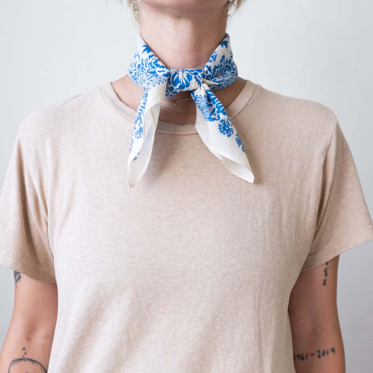 Not specified Cotton Blossom Bandana - Coastal Scarf - Image 2 of 4