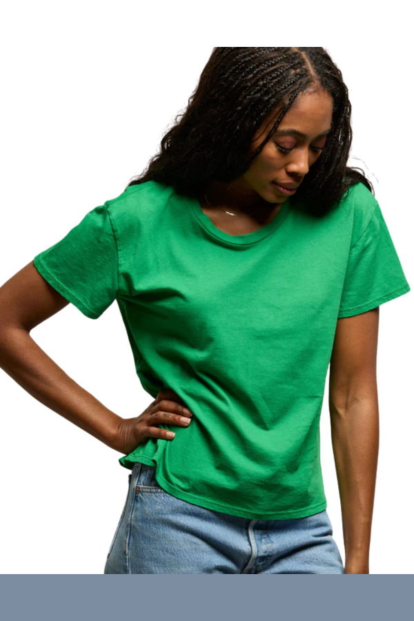 PERFECTWHITETEE Harley Boxy Crew Tee