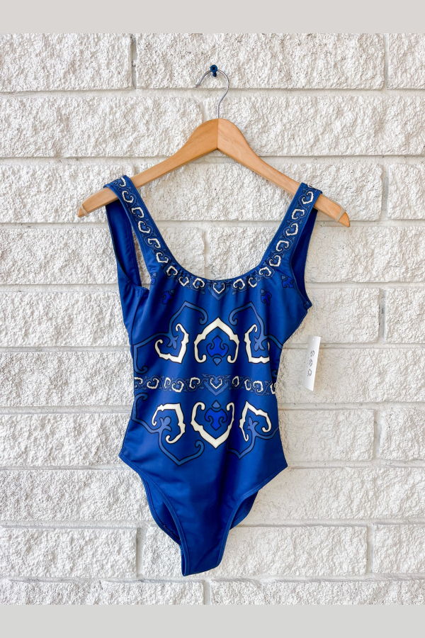 Sea NY Blaise One Piece Swimsuit - Navy