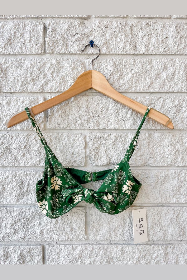 Sea NY Gloria Bikini Top - Green