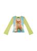 Tyler McGillivary Cat Portrait Heidi Long Sleeve Tee - Thumbnail 1