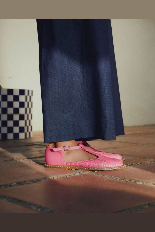 Naguisa Fragaria Rosa Ballerina Flats