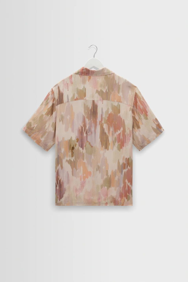 Wax London Corrugated Floral Pastel Didcot Shirt