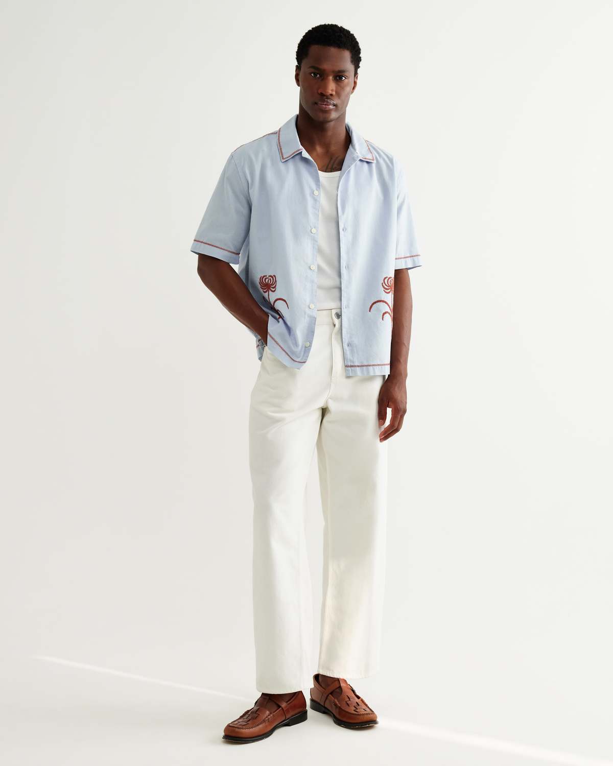 Wax London Keats Dahlia Short Sleeve Shirt - Image 2 of 6