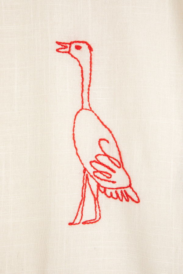 Bobo Choses Embroidery Tied Blouse