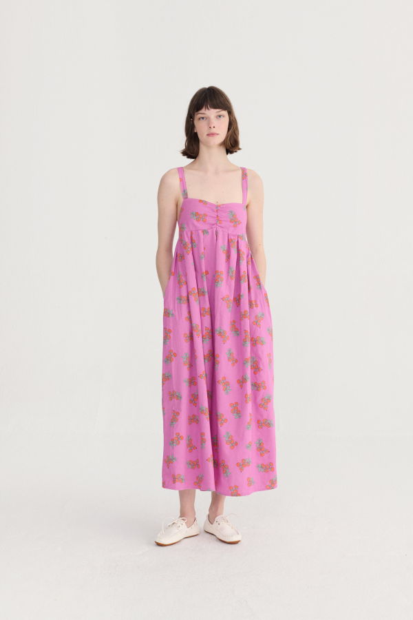 Bobo Choses Juicy Tomatoes Pattern Strap Dress