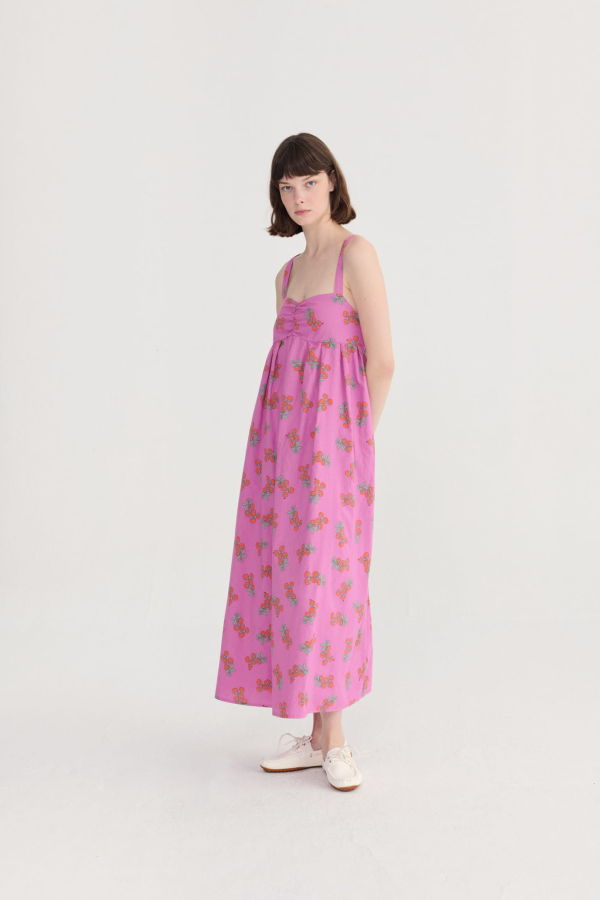Bobo Choses Juicy Tomatoes Pattern Strap Dress