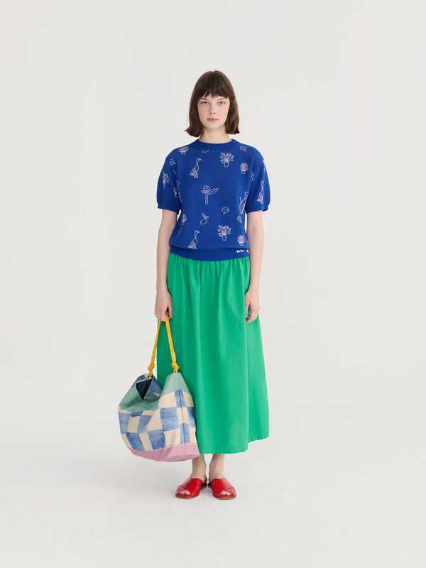 Bobo Choses Recycled Cotton Evas Skirt