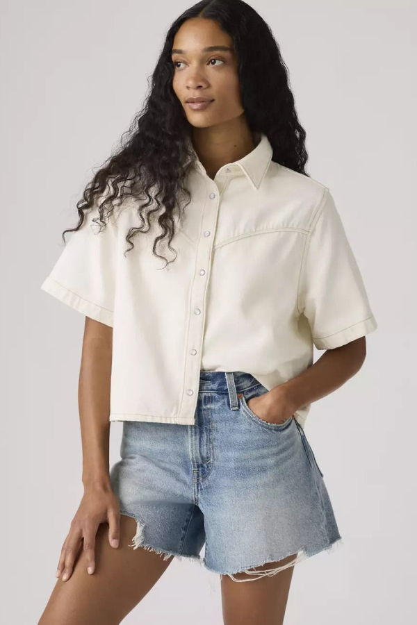 Levi's Logan Short Sleeve Denim Shirt - Truth Slip