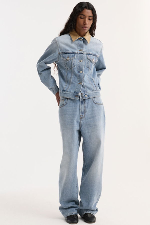 Rohe Baggy Fit Denim Jeans - Classic Blue