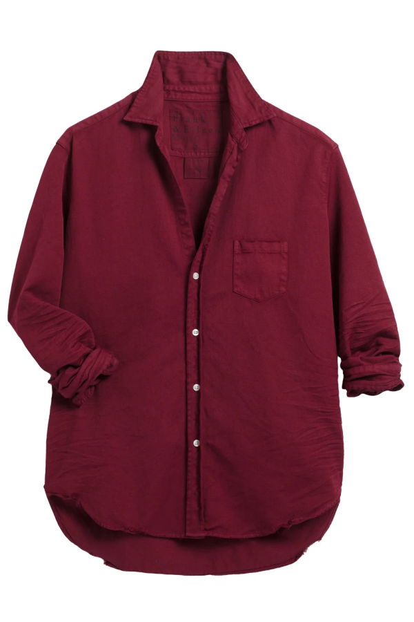 Frank & Eileen Eileen Button Up Shirt - Garnet