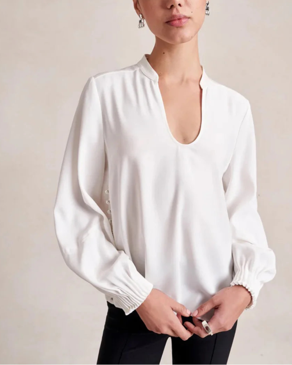 La Ligne Francine Top - White