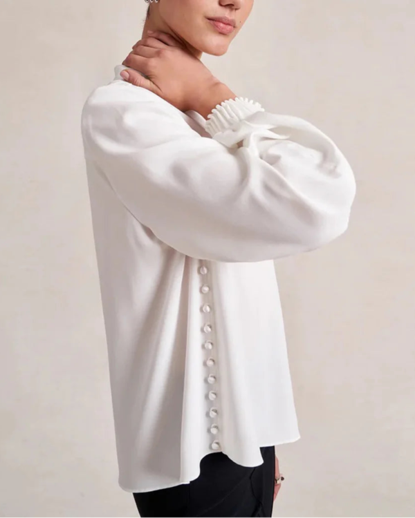 La Ligne Francine Top - White