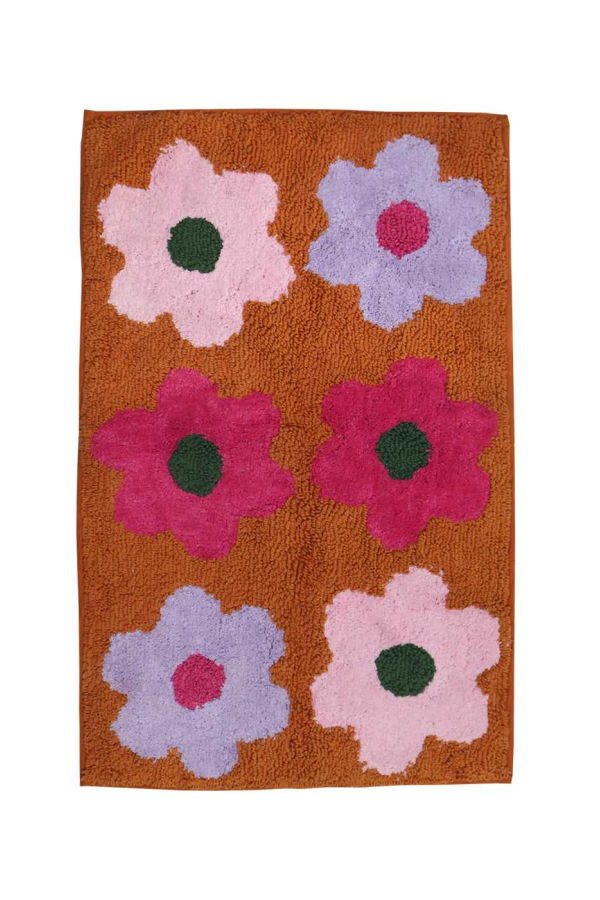 Mosey Me Flowerbed Bath Mat