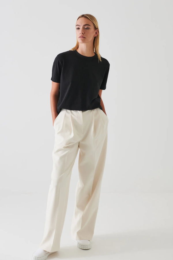 Patrick Assaraf Iconic Boyfriend Crew Tee