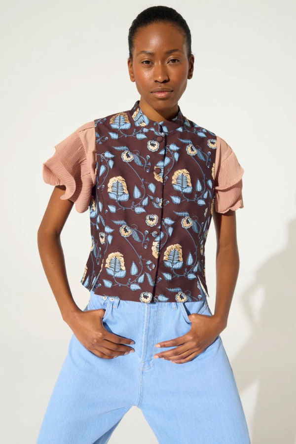 Cotélac Jacquard Vest