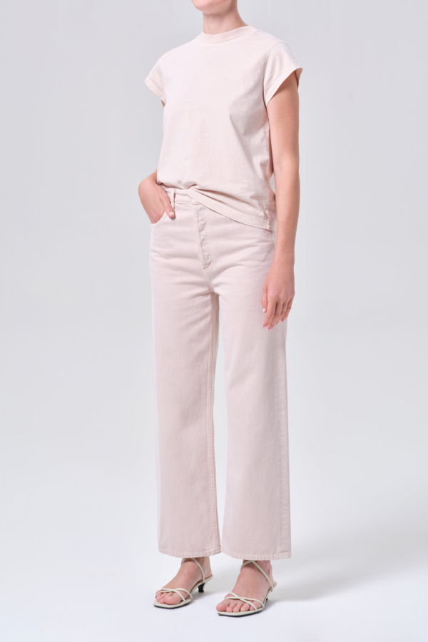 AGOLDE Long Line Bryce Cap Sleeve Tee