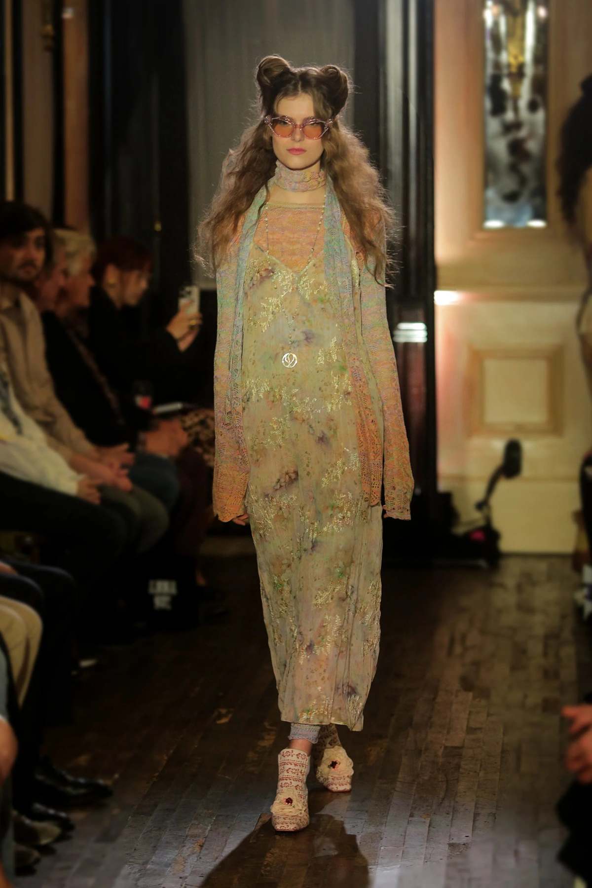 Anna Sui Ombre Space Dye Crochet Top - Image 9 of 10