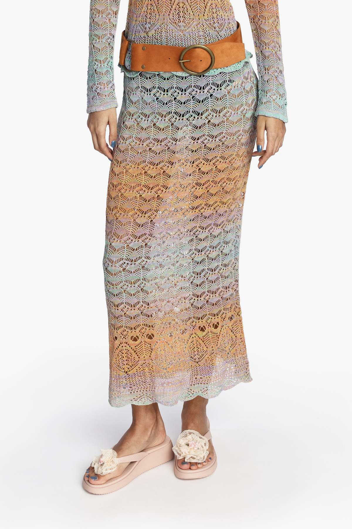 Anna Sui Suede Belt - Sienna - Image 4 of 5