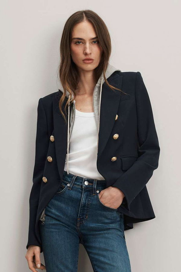Veronica Beard Miller Dickey Jacket - Navy