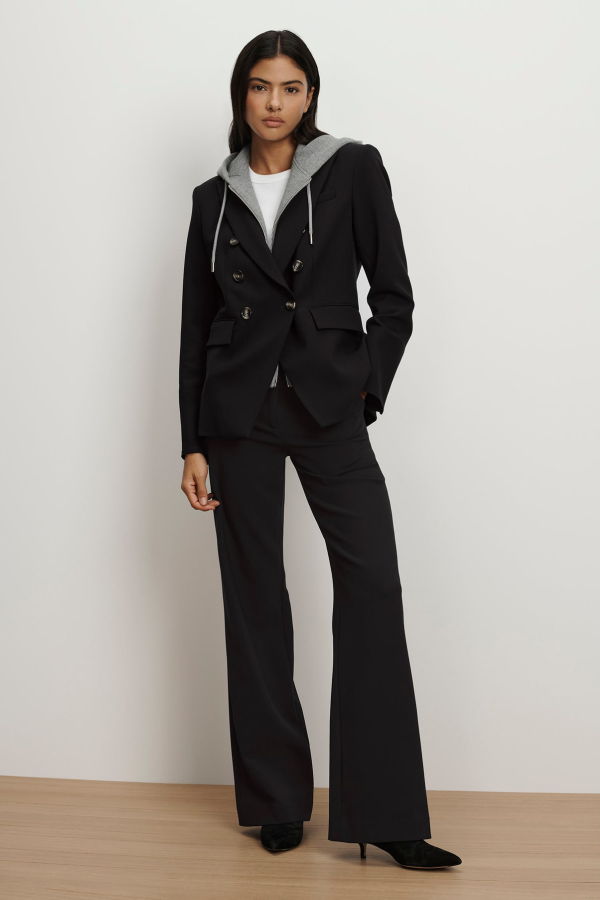 Veronica Beard Miller Dickey Jacket with Horn Button