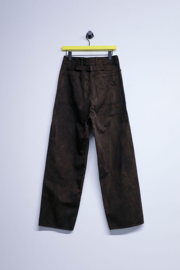 Taiga Takahashi LOT.220 Mud Dyed Brown Cotton US Army M-35 Pants