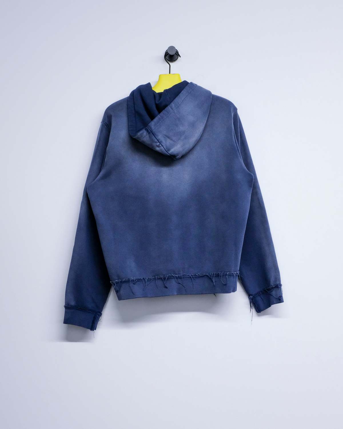 Camiel Fortgens Navy Sunfade Cotton Fitted Zip Hoodie - Image 2 of 2