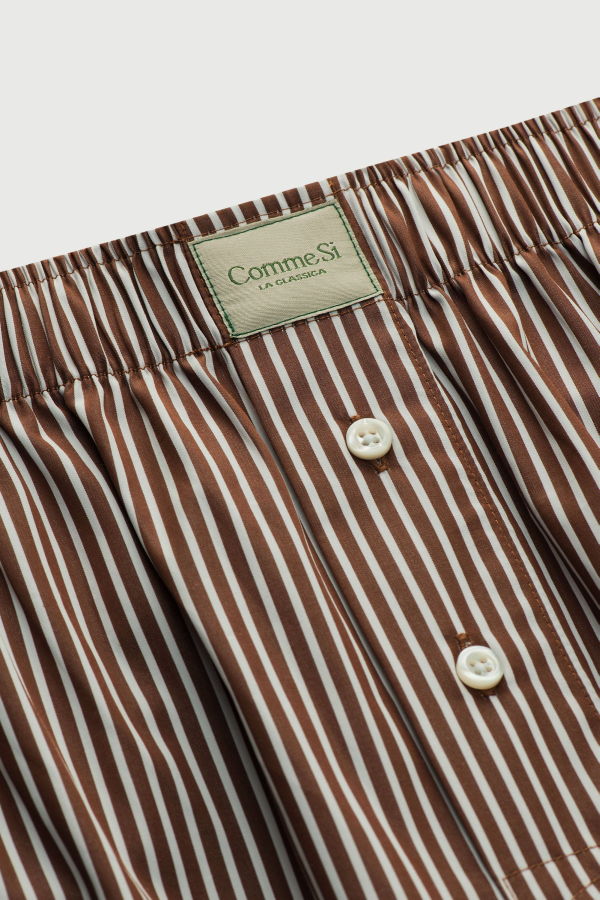 Comme Si La Boxer Classica in Cortado Stripe Boxer Shorts