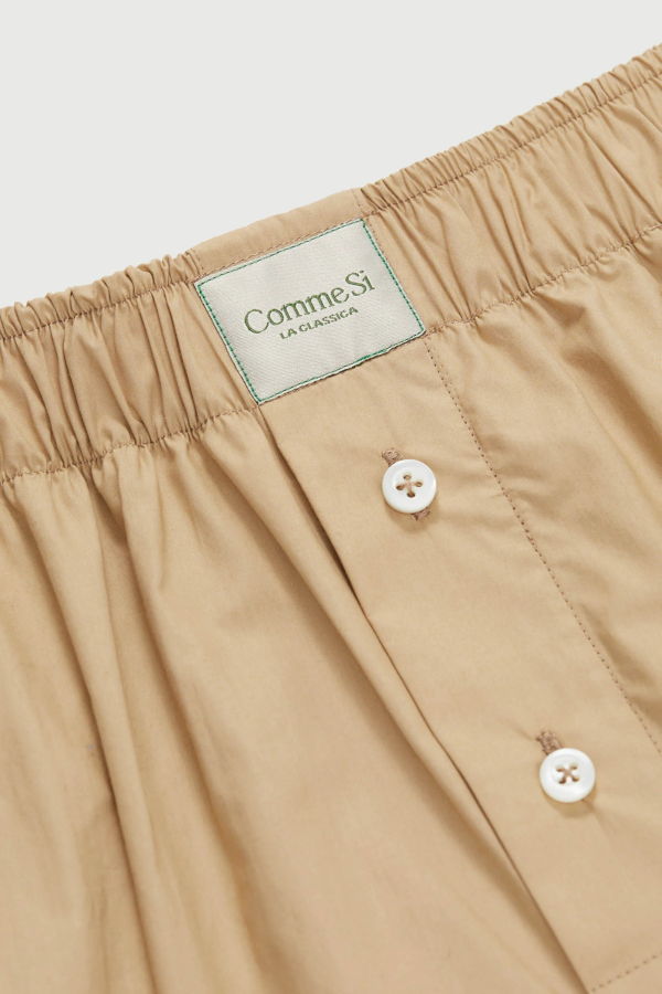 Comme Si La Boxer Classica Boxer Shorts - Khaki
