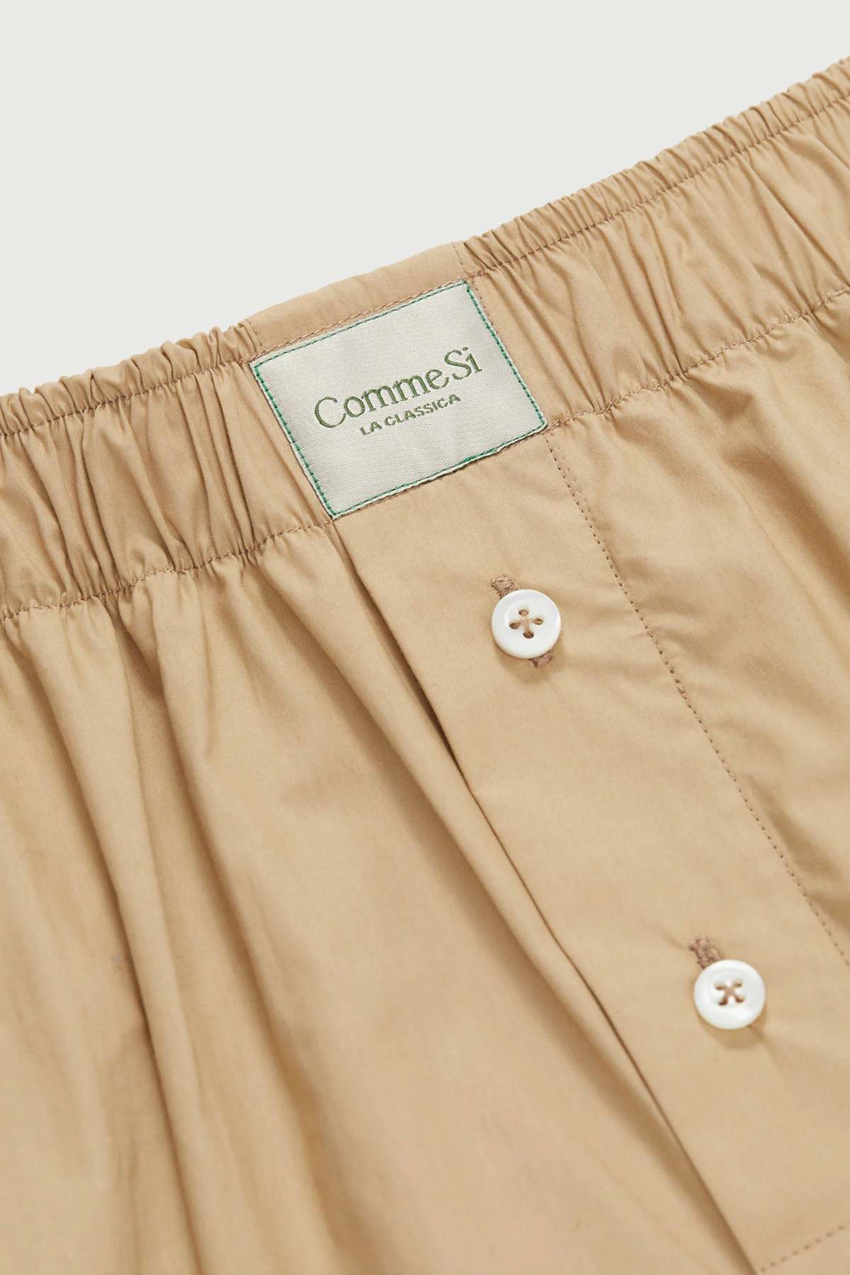 Comme Si La Boxer Classica Boxer Shorts - Khaki - Image 2 of 3