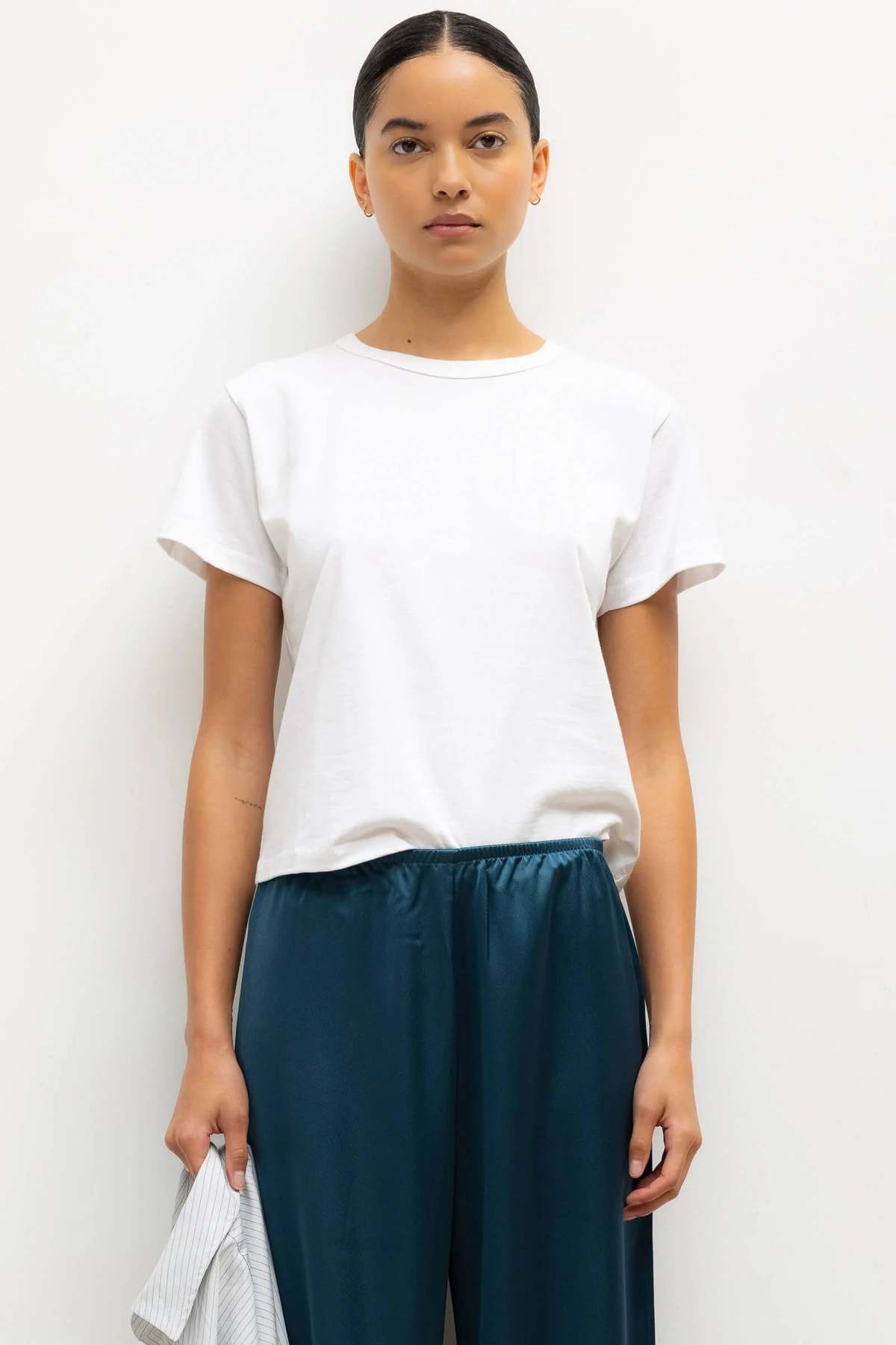 Leset Margo Short Sleeve Tee - White - Image 2 of 2