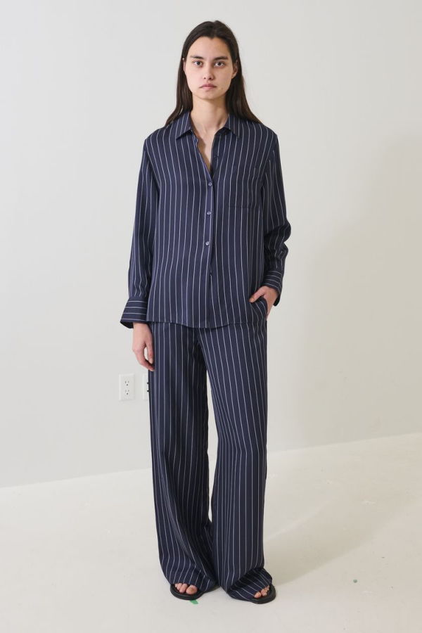 Patrick Assaraf Silk Drawstring Pant