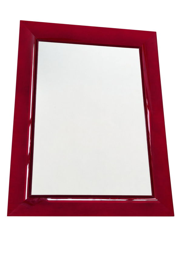 Philippe Starck × Kartell (Italy) François Ghost Mirror, Injection-Molded PMMA Frame with Beveled Mirror Plate
