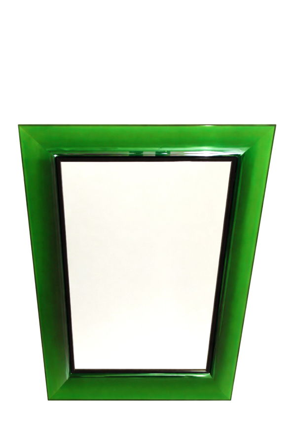 Philippe Starck × Kartell (Italy) François Ghost Mirror, Injection-Molded PMMA Frame with Silvered Glass